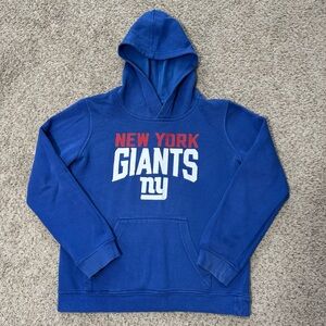 New York Giants Boys Blue Sweatshirt Size Youth L (14/16)